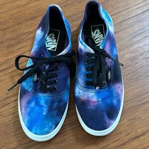 VANS Purple Tie-Dye Size 5 Men's Sneakers